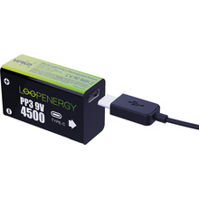 Аккумуляторы VERICO Loop Energy Li-ion Крона USB Type-C 500 мАч 9В 2 шт (1UDBT-A3WEB2-NN)