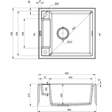 Мойка DEANTE Magnetic Anthracite Metallic (ZRM_T103)