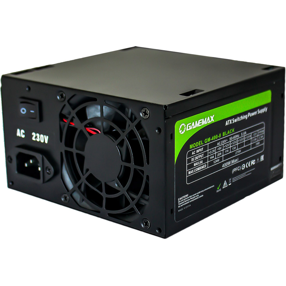 Блок живлення GAMEMAX 400W GM-400-8CM Black