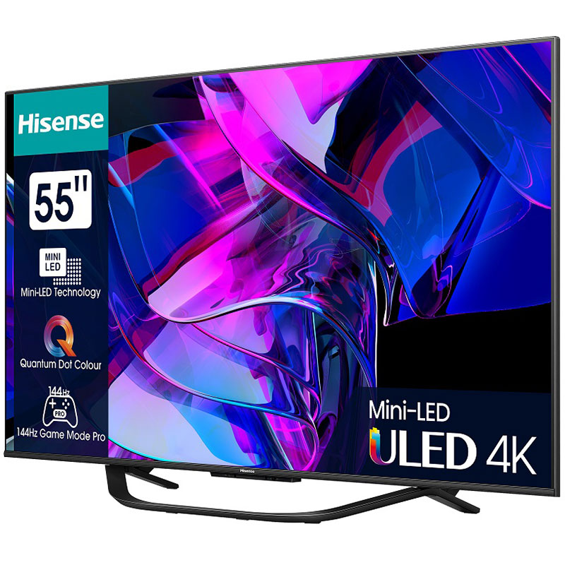 Телевізор HISENSE 55U7KQ Smart TV зі Smart TV