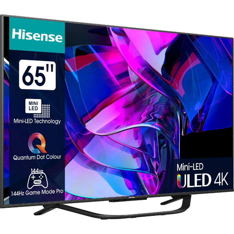 Телевізор HISENSE 65U7KQ Роздільна здатність 3840 x 2160 (4K UHD)