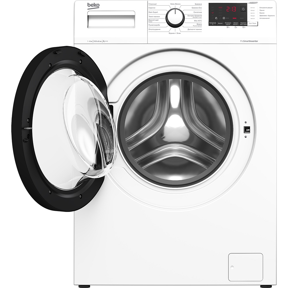 Пральна машина BEKO WUE6512IXBW Тип завантаження фронтальне