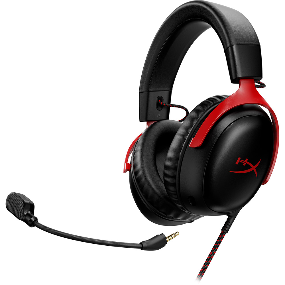 Гарнитура HYPERX Cloud III Black-Red (727A9AA) Крепление дуга (над головой)