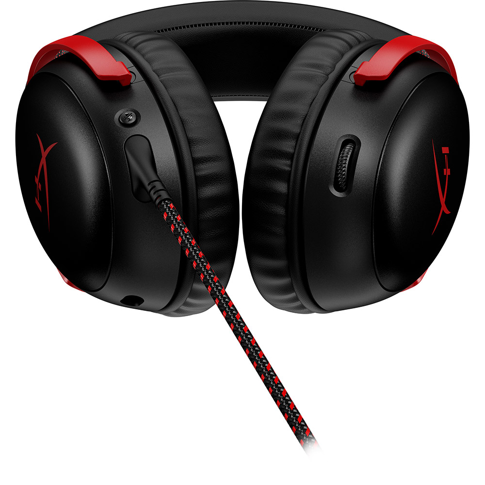 Гарнитура HYPERX Cloud III Black-Red (727A9AA) Конструкция полноразмерные (полный обхват уха)