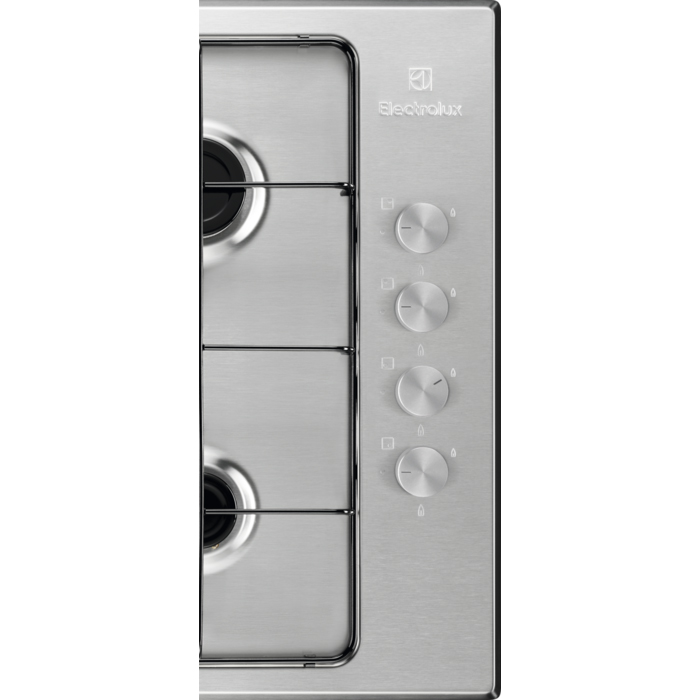 Варочная поверхность ELECTROLUX KGS6404SX Тип поверхности газовая