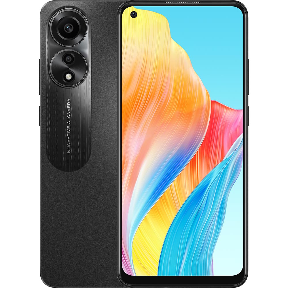 OPPO A78 8/256GB Dual Sim Mist Black купить в Киеве ? лучшая цена в Фокстрот  по всей Украине: Харьков, Днепр, Одесса, Николаев, Запорожье