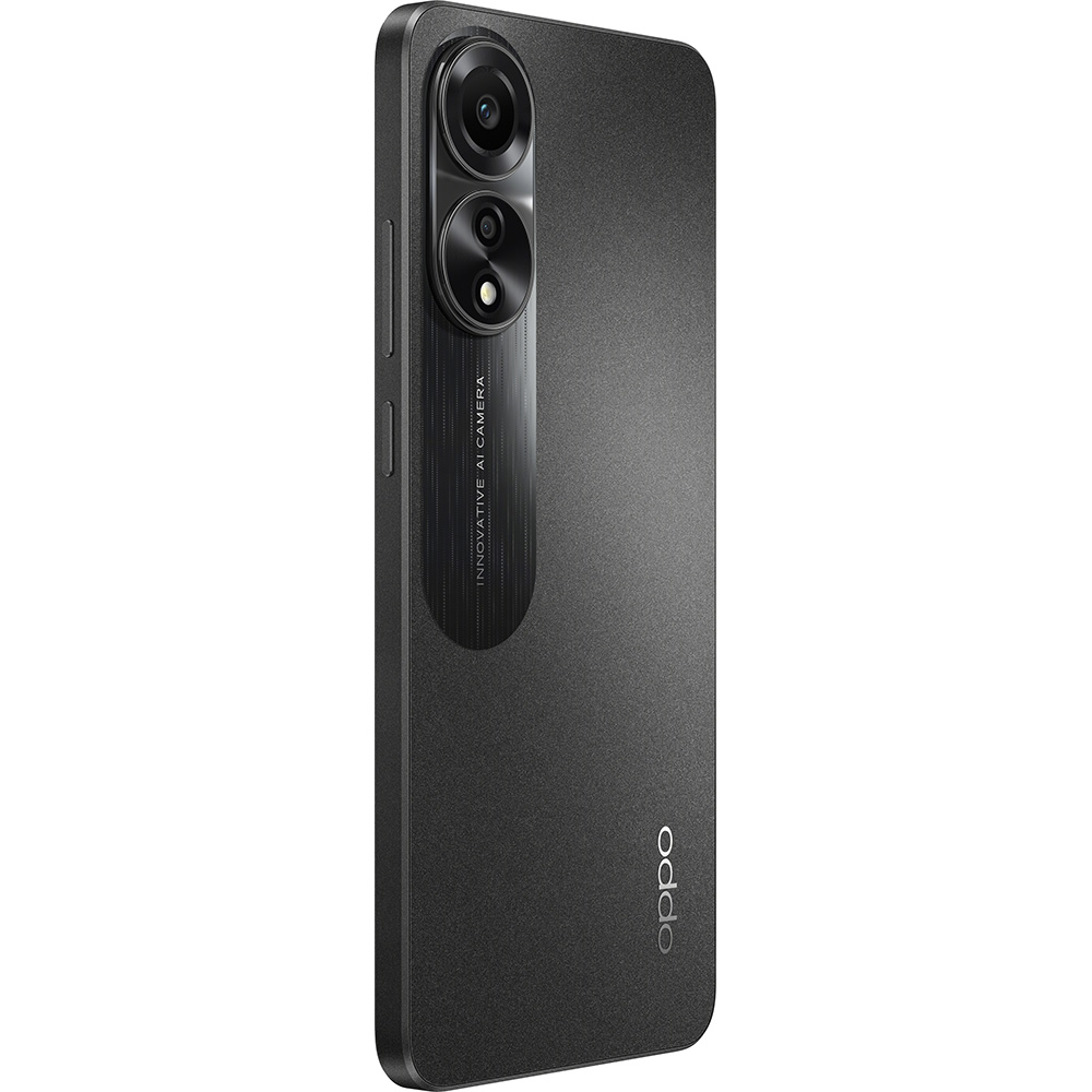 Смартфон OPPO A78 8/256GB Dual Sim Mist Black Матрица AMOLED