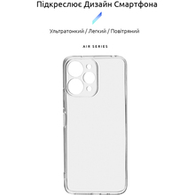 Чехол ARMORSTANDART Air Series для Xiaomi Redmi 12 4G Camera cover Transparent (ARM66530)