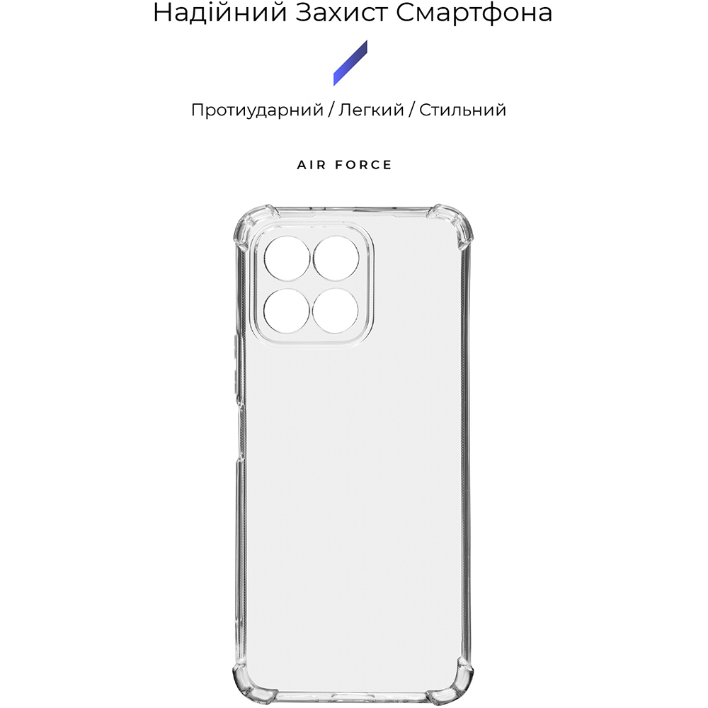 Чехол ARMORSTANDART Air Force для Honor X6 Camera cover Transparent (ARM69494) Совместимость по модели Honor X6