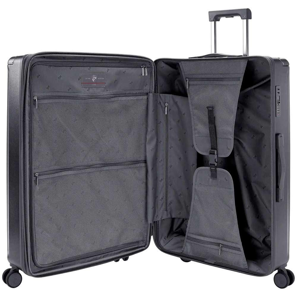 Валіза HEYS Luxe L Gunmetal (10160-0063-30) Особливості розширювач