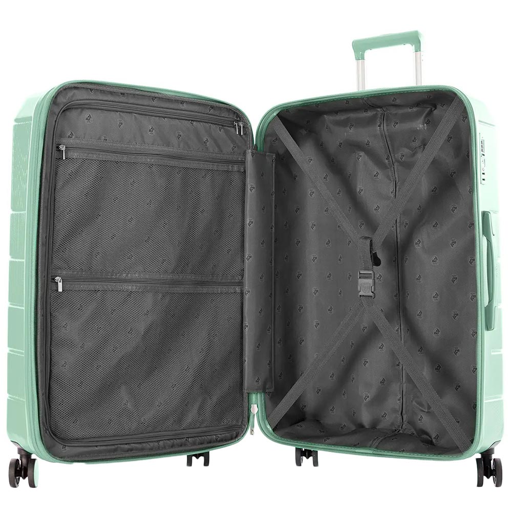 Валіза HEYS Neo L Mint (10134-0072-30) Особливості телескопічна ручка