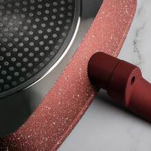 Сковорода-гриль PEPPER Cherry Lava-Stone 28x28 см Burgundy (PR-2110-28)