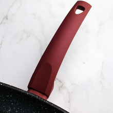 Сковорода-гриль PEPPER Cherry Lava-Stone 28x28 см Burgundy (PR-2110-28)