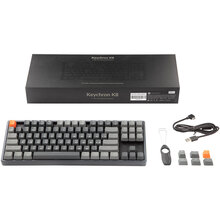 Клавиатура KEYCHRON K8 87Key Gateron G Pro Brown BT/USB-A EN/UKR RGB (K8H3_KEYCHRON)