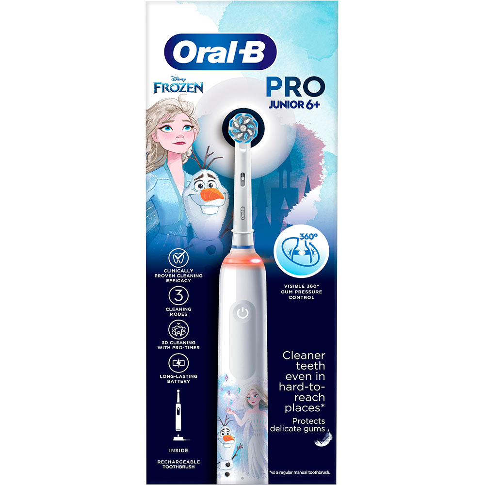 Зубна щітка Oral-b Braun Junior D505.513.Z3K Крижане серце (8006540774922) Тип електрична зубна щітка