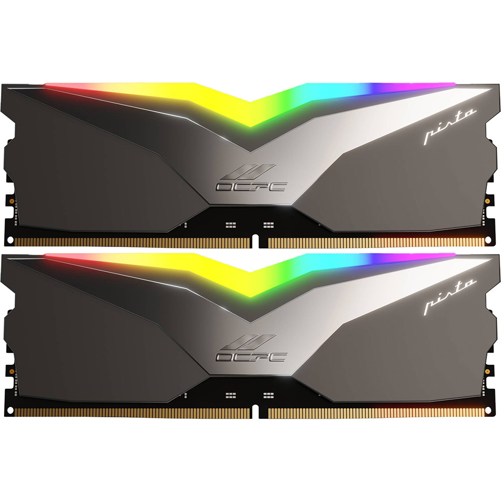 Набор OCPC 32Gb DDR5 6200MHz PISTA RGB C36 Titan (MMPT2K32GD562C36T)