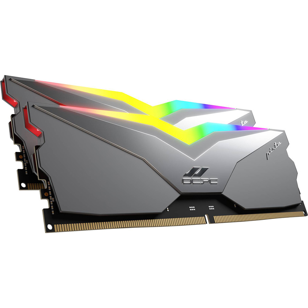 Набор OCPC 32Gb DDR5 6200MHz PISTA RGB C36 Titan (MMPT2K32GD562C36T) Назначение для настольного компьютера