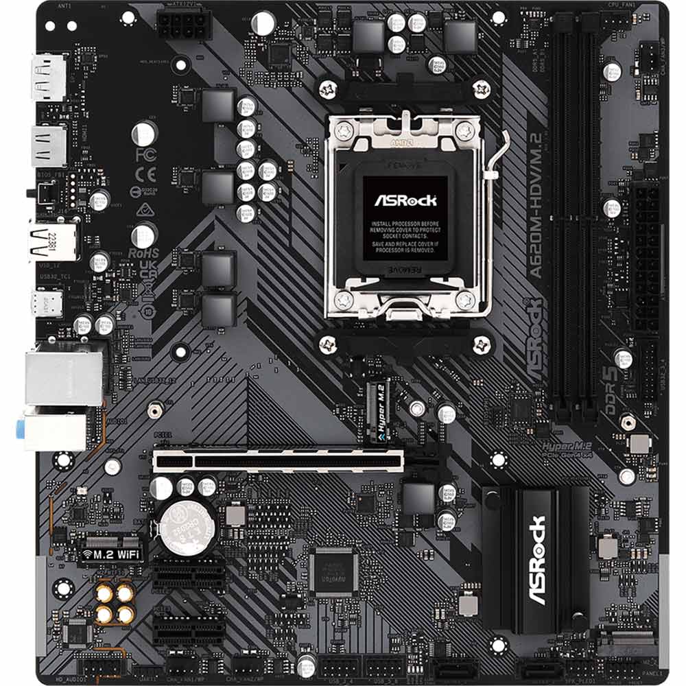 Материнська плата ASROCK A620M-HDV/M.2