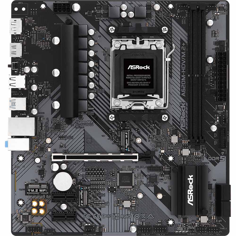 Материнська плата ASROCK A620M-HDV/M.2+