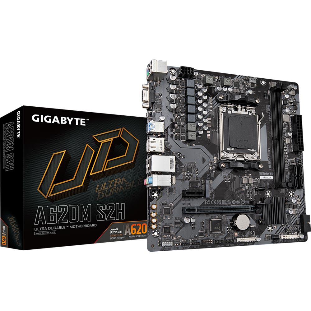 Материнская плата GIGABYTE A620M S2H Поддерживаемые процессоры AMD Ryzen 7000 Series