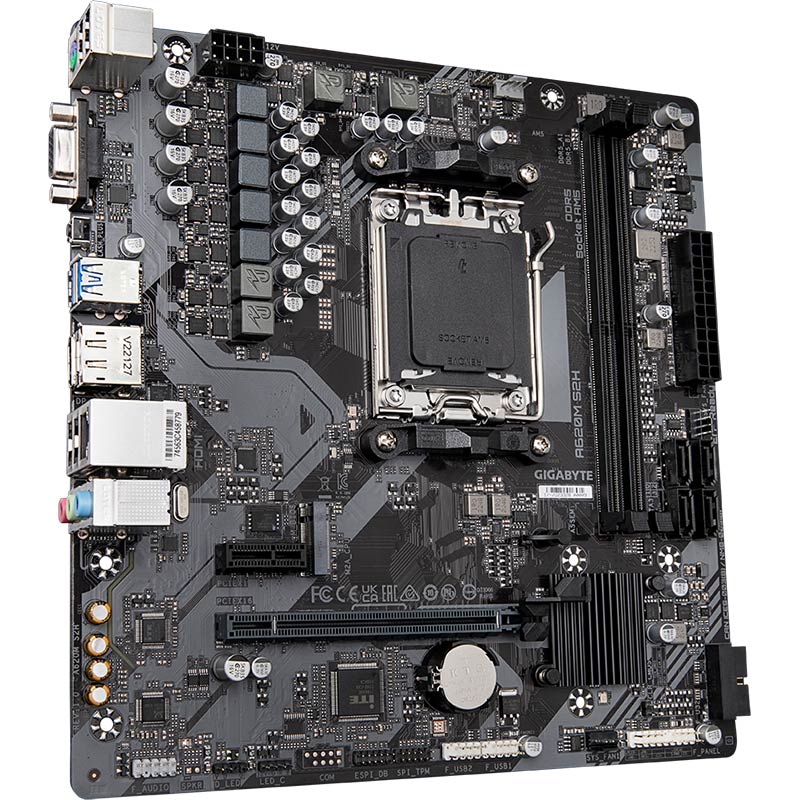 Материнская плата GIGABYTE A620M S2H Назначение для настольного компьютера