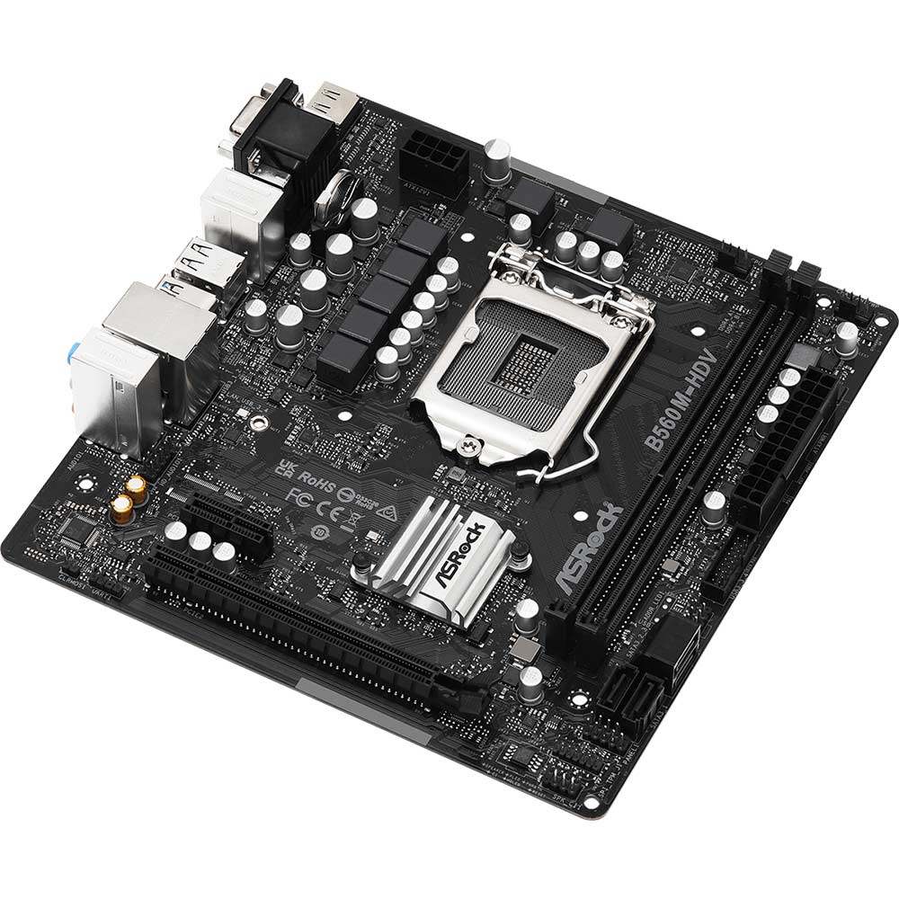 Материнская плата ASROCK B560M-HDV R3.0 Поддерживаемые процессоры 11th/10th Gen Intel Core Processors