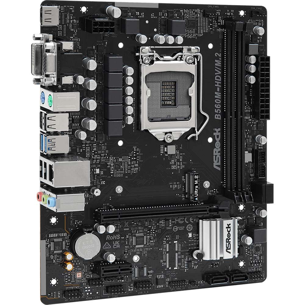 Материнская плата ASROCK B560M-HDV/M.2 Назначение для настольного компьютера