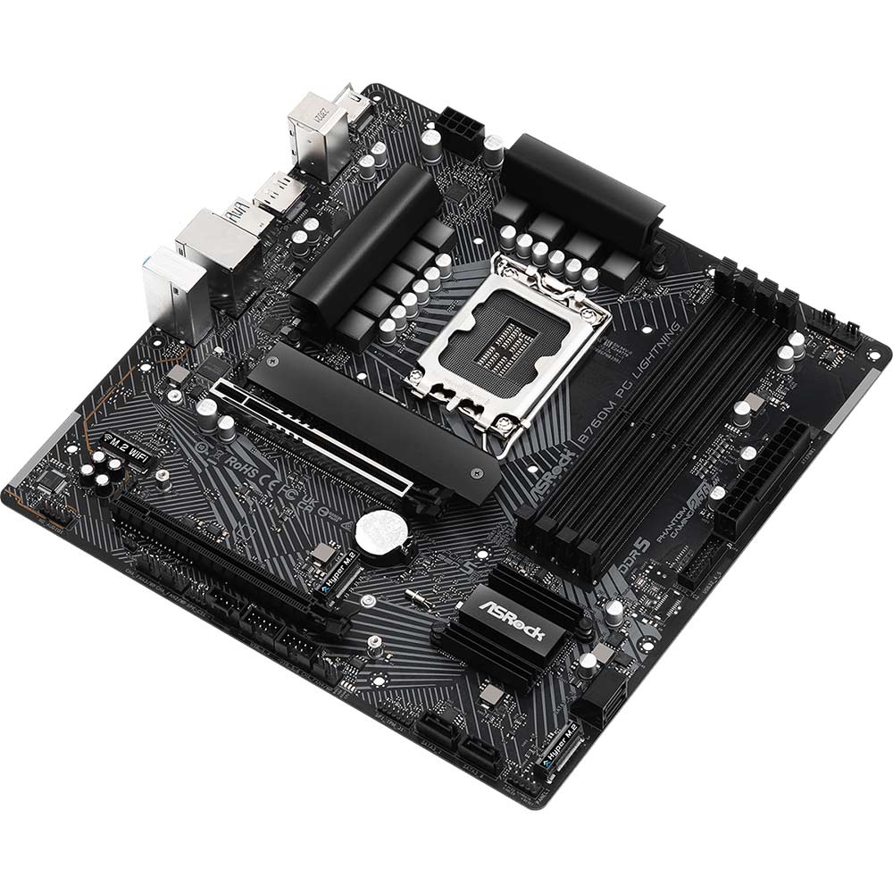 Материнская плата ASROCK B760M PG LIGHTNING Чипсет Intel B760