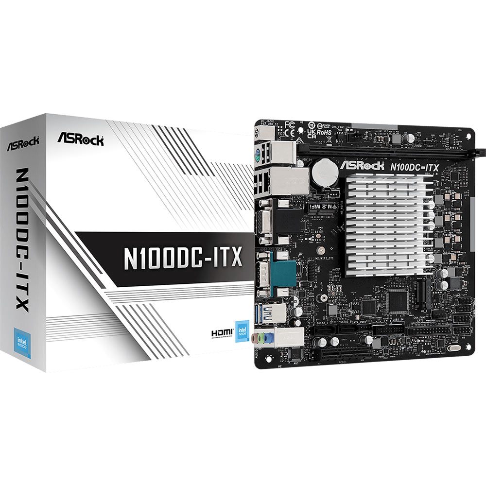 Материнська плата ASROCK N100DC-ITX Максимальна частота роботи пам'яті 3200 МГц