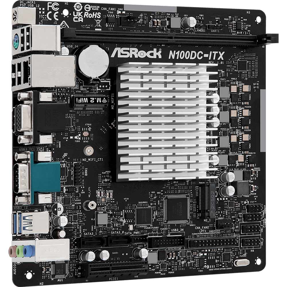 Материнська плата ASROCK N100DC-ITX Принзначення для настільного комп'ютера