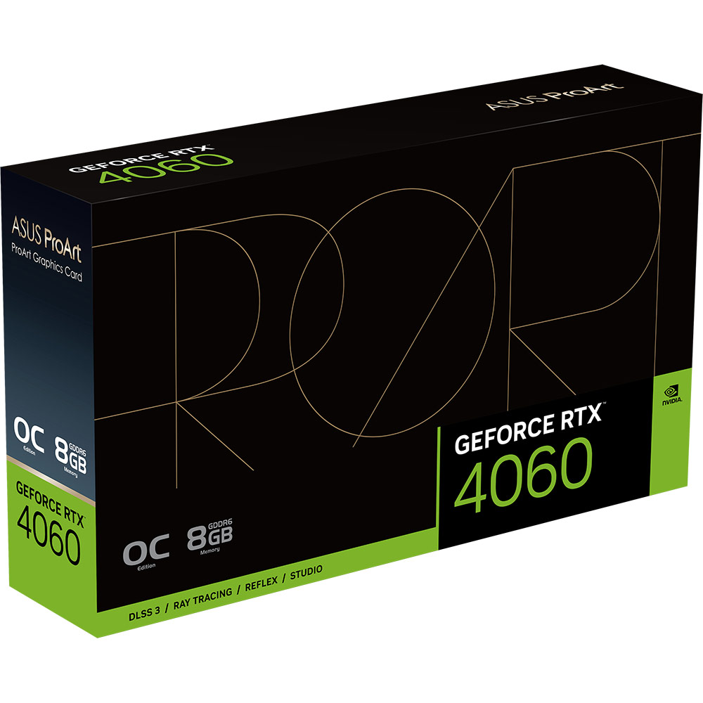 У Фокстрот Відеокарта ASUS ProArt GeForce RTX4060 8Gb 128Bit 2550MHz (PROART-RTX4060-O8G)