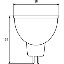 Світлодіодна лампа EUROLAMP MR16-11W-GU10-4000K 2 шт (LED-SMD-11104(P)(2))