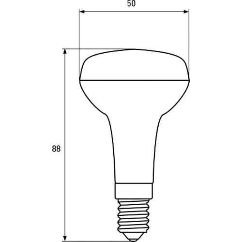 Светодиодная лампа EUROLAMP R50-6W-E14-3000K 3 шт (LED-R50-06142(P)(3)) Тип цоколя (патрона) E14