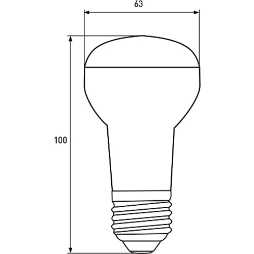 Світлодіодна лампа EUROLAMP R63-9W-E27-3000K 2 шт (LED-R63-09272(P)(2)) Тип цоколя (патрона) E27