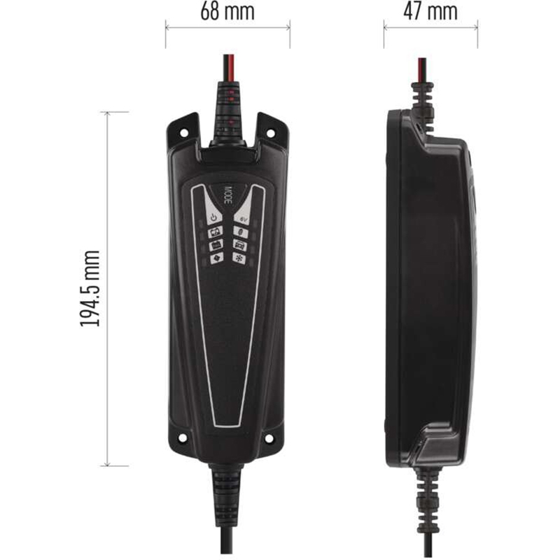 Внешний вид Зарядное устройство EMOS EE04A 6-12V, 1.2 Ah–120 Ah (N1014)