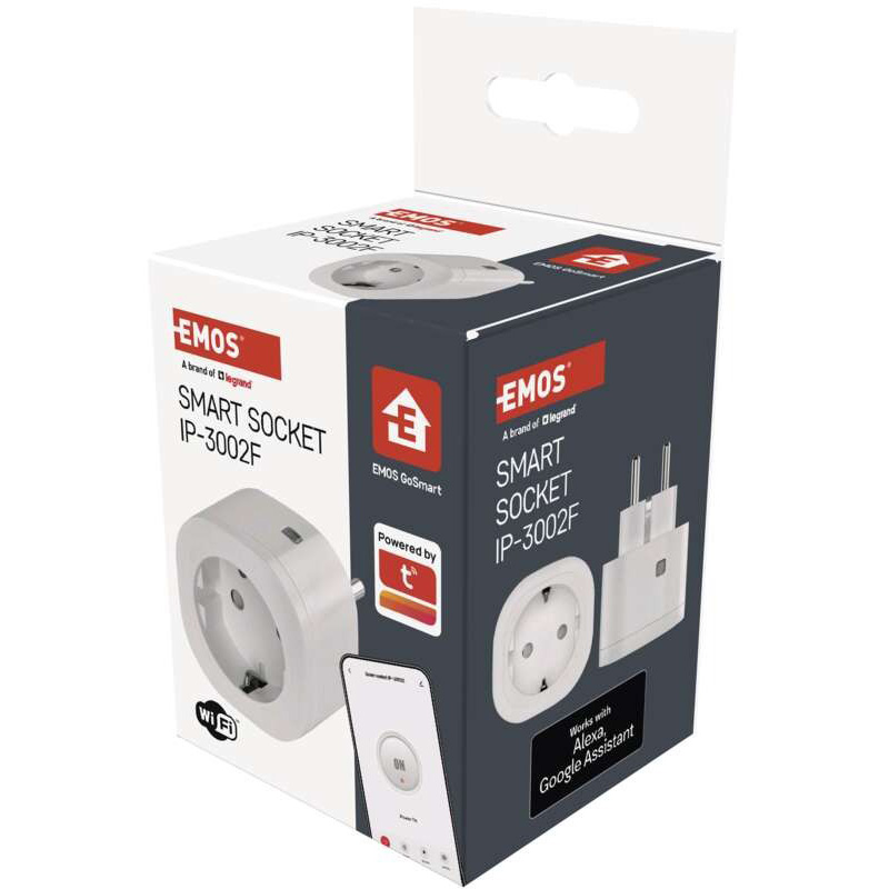 Покупка Розумна розетка EMOS GoSmart IP-3002S WiFi 3680 Вт 16А (P5531)