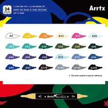 Акрилові маркери Arrtx AACM-03-24B 24 кольори (LC303304)
