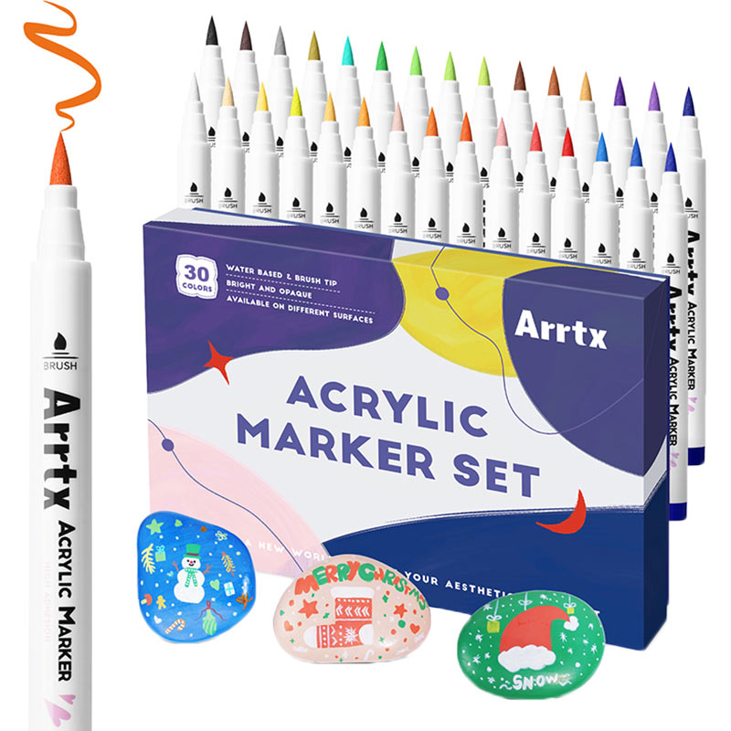 Акрилові маркери Arrtx AACM-0530B 30 кольорів (LC303311) Акрилові маркери Arrtx AACM-0530B 30 кольорів (LC303311)