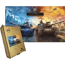 Пазл Ukropchik дерев'яний World of Tanks size - M (World of Tanks A4)