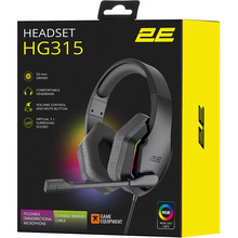 Гарнітура 2E GAMING HG315 RGB USB 7.1 Black (2E-HG315BK-7.1)