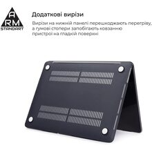 Чехол для ноутбука ARMORSTANDART Matte Shell для MacBook Air 13.3" 2018 Black (ARM58731)