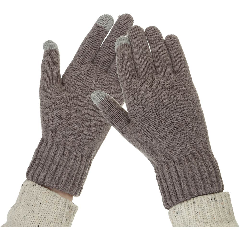 Рукавички ARMORSTANDART для сенсорних екранів Rope Grey (ARM59876) Колір сірий