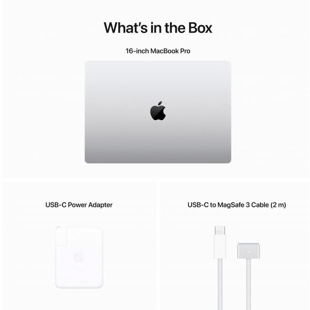 Зовнішній вигляд Ноутбук APPLE MacBook Pro M2 16" 1TB Silver (MNWD3UA/A)