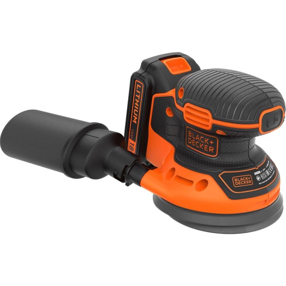 Шлифмашина эксцентриковая BLACK&DECKER BDCROS18 18 В 125 мм Тип эксцентриковая