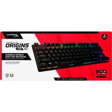 Клавиатура HyperX Alloy Origins Core PBT Red USB RGB ENG/RU Black (639N7AA)