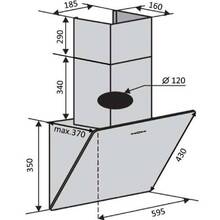 Витяжка VENTOLUX MIRROR 60 BG (700) PB (2059765963691)