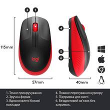 Миша LOGITECH M190 RED EMEA (L910-005908)