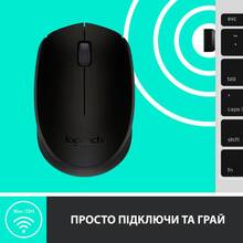 Миша LOGITECH Wireless Mouse M171 black