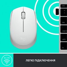 Миша LOGITECH M171 Wireless White (910-006867)