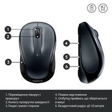 Миша LOGITECH M325s Wireless Dark Silver (910-006812)